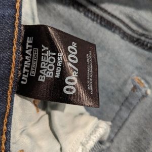 SOLD Express Barely Boot midrise jeans